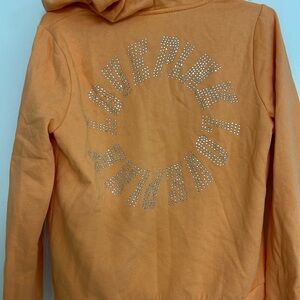 PINK Victoria's Secret Vibrant Orange Hoodie